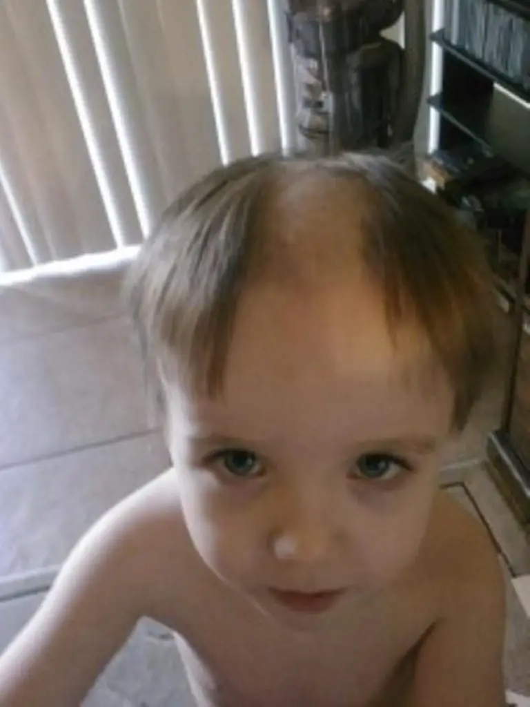 Kid with a bad haircut