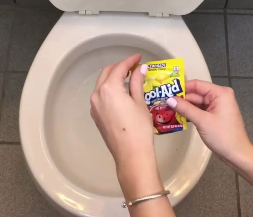 Kool-Aid cleans toilet bowls